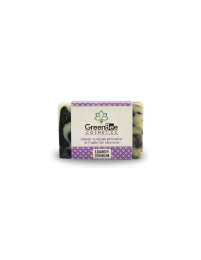 Savon chanvre Lavandin géranium - GreenBee