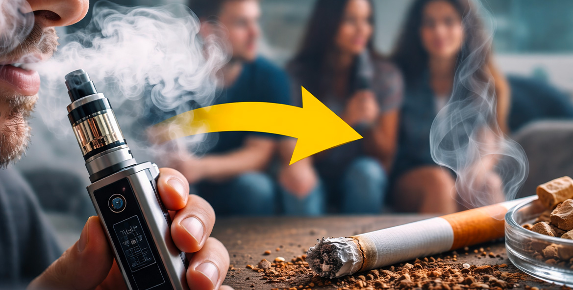 effet passerelle vape tabac